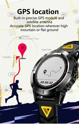 Wodoodporny inteligentny zegarek GPS do sportu i rekreacji GX-BW345 - Zdjęcie 10 z 10