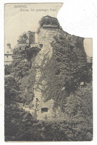 Postcard Divided Heidelberg Heedt & Ganfs, Darmstadt