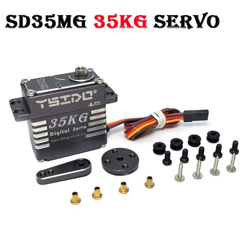 fr 35 KG 7.4 V 180 Degree Waterproof High Torque Servo for 1/8 1/10 RC Car (SD35 - Photo 6/9