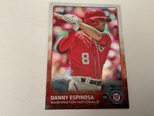 Danny Espinosa 2015 Topps Series 1 Rainbow Foil Parallel Card #331
