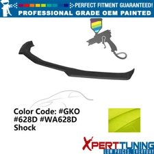 Fits 16-24 Chevy Camaro 1LE Front Bumper Lip ABS #GKO Shock