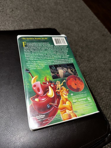 The Lion King (VHS, 1995) Masterpiece Collection - Picture 2 of 6