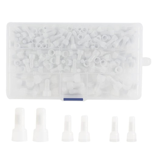 350PC Closed End Crimp Connectors, 22-10 AWG Nylon Wire Cap Terminal Connectors - Picture 1 of 14