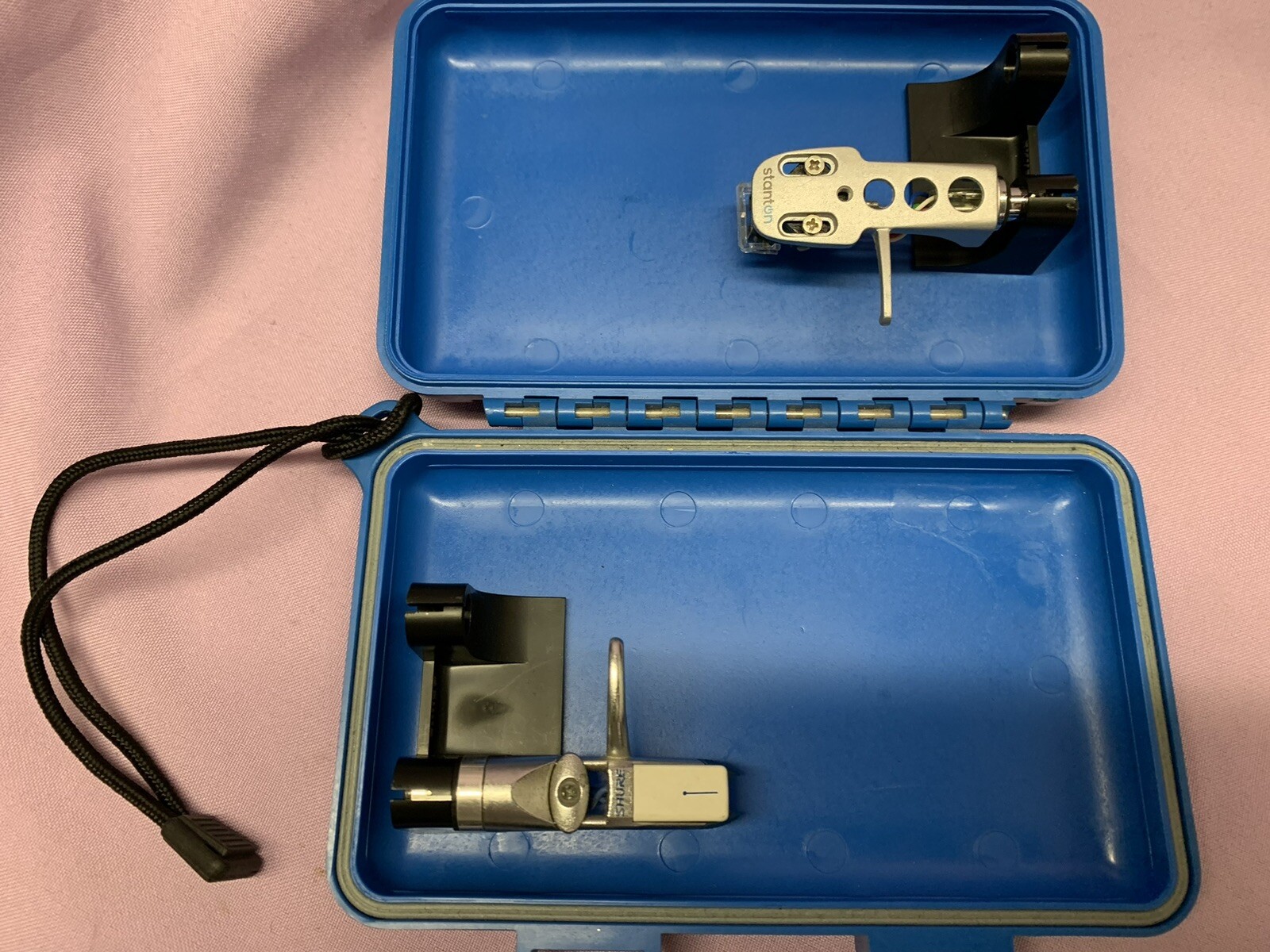 Shure SC35C & GT cartridges Cartridge & Stanton Headshells W/Case DJ ...