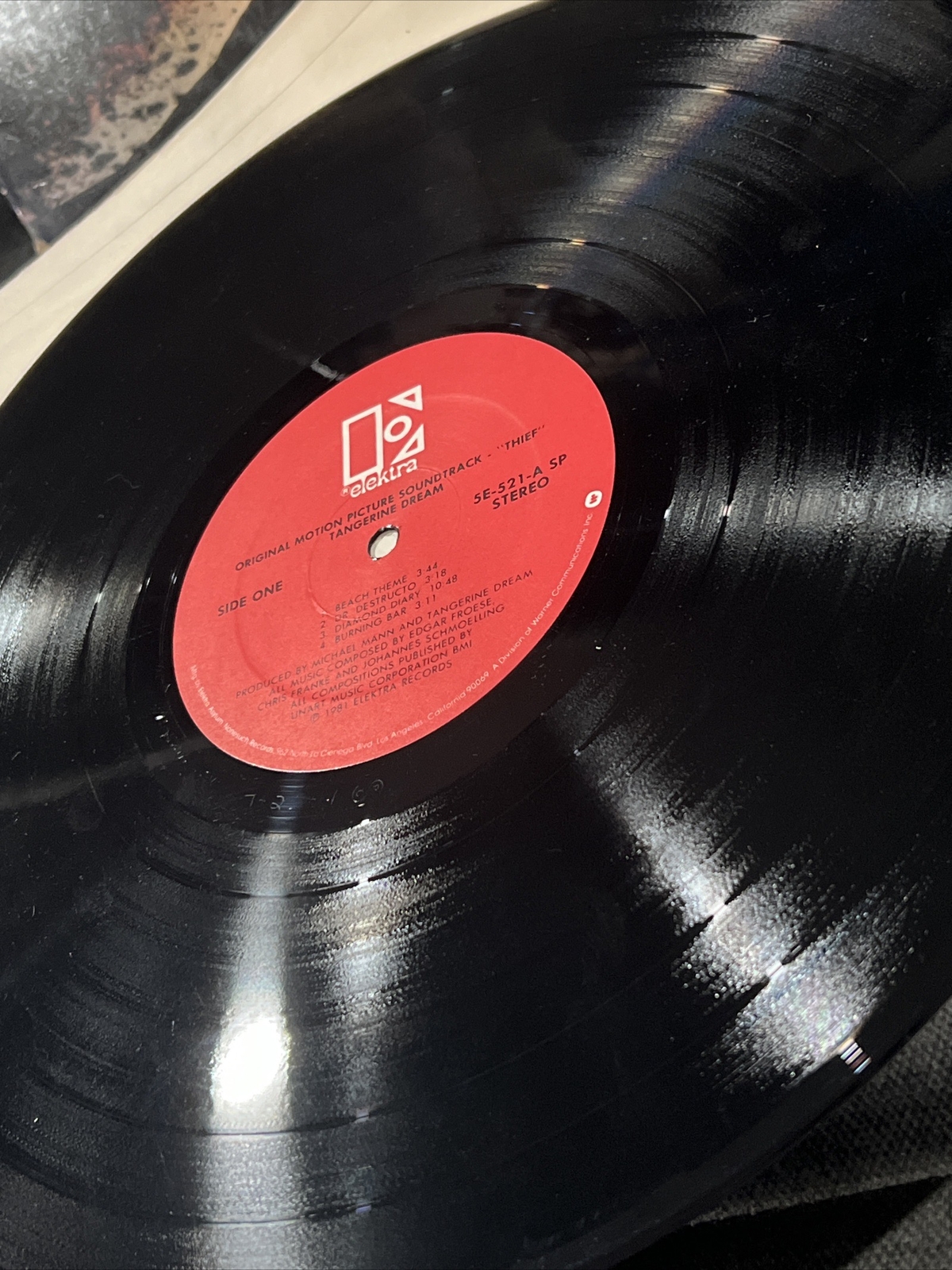 THIEF James Caan Soundtrack RARE SRC Specialty Pressing TANGERINE DREAM SE521 eBay
