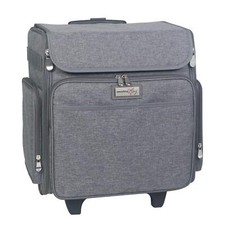 Everything Mary Rolling Craft Bag, Heather - Papercraft Tote with Wheels for ...