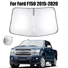 For Ford F150 2015-2020 Truck Pickup Windshield Sun Shade UV Block Cover Visor