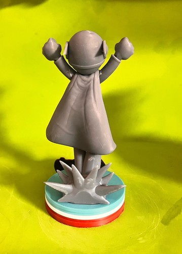 KIT UNPAINT - SUPERKID Pāman 20 cm RESINA Action Figure - NON DIPINTO - Picture 3 of 3