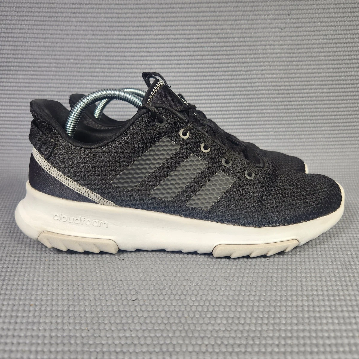 Adidas Cloudfoam Racer TR Womens Size 9.5 Black Lace Up Low Top