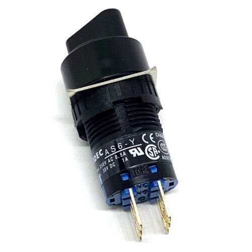 1Pcs New IDEC AS6-Y knob second gear switch AS6-Y - Picture 4 of 4