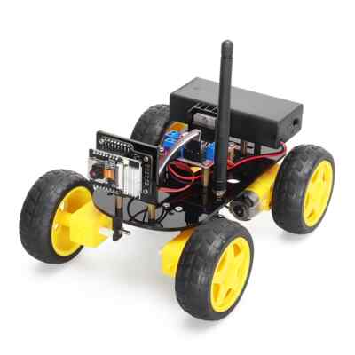 4WD Smart Robot Car Camera Wifi Automation Kit Programming ESP Robot Coding Kit