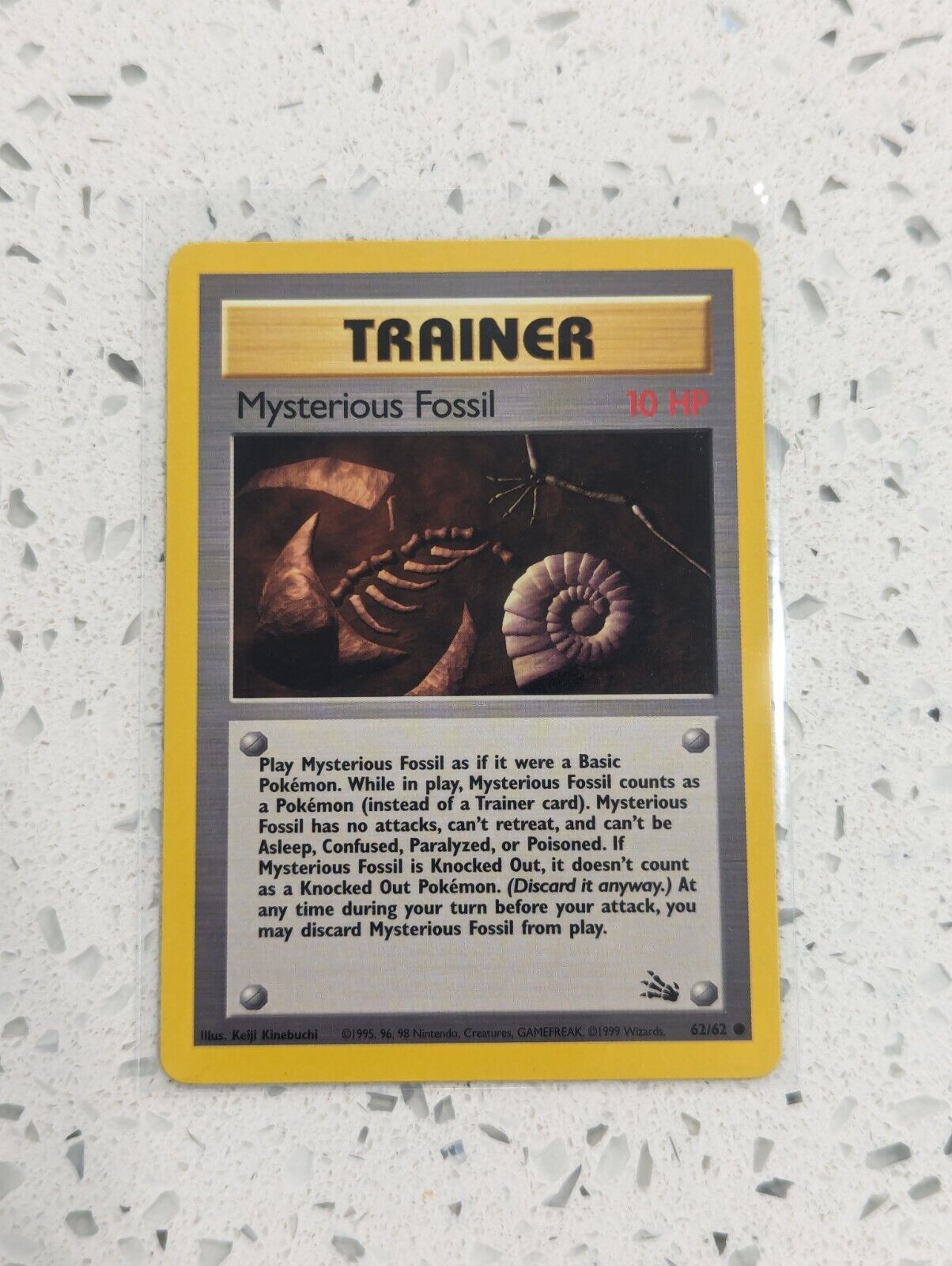 Pokémon TCG Mysterious Fossil Fossil 62/62 Regular Unlimited Common LP+/NM
