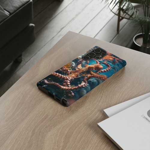 Phone Ink - iPhone, Pixel, Samsung Galaxy Case - Orange Octopus Reef - 第 147/191 張圖片