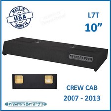 Gmc Sierra Crew-Cab 2007-2013 For 10" Kicker L7T Sub Box Subwoofer Enclosure