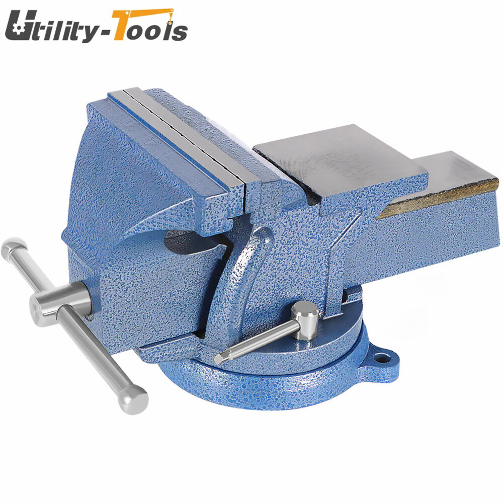 High Precision 6" Mechanic Bench Vise Table Top Clamp Press Locking Swivel Base