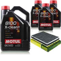 Motul 8 L 5W-30 MOTOR-ÖL+MANN-FILTER FüR Bmw 7Er E65 E66 E67 750 I Li 730 Ili