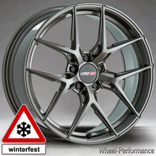 19 Zoll MC12 8,7kg Rennsport Felgen 8,5x19 5x112 ET30 grau für Seat und Skoda