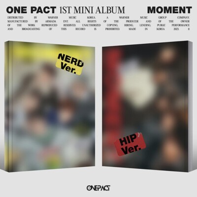 ONE PACT [MOMENT] 1st Mini Album RANDOM CD+P.Book+3 Card+Letter+Sticker+Poster