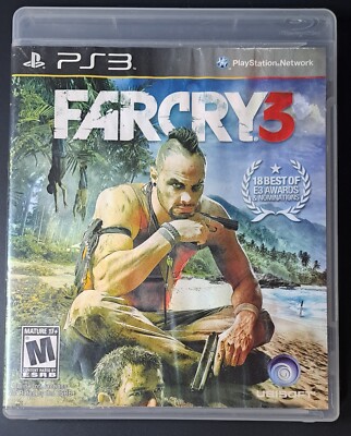 Far Cry 3 (Sony PlayStation 3, 2012) CIB  COMPLETE  Works. Disk In Great Cond.