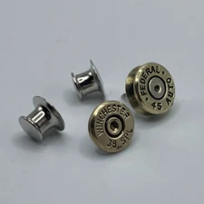 Bullet Lapel Pin Tie Tack Ammo Shell Cartridge Ammunition Hat Jacket Spent Gun