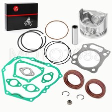Piston Rings Gaskets Seals Engine Rebuild Kit for Yamaha YDRA Golf Cart (357CC)