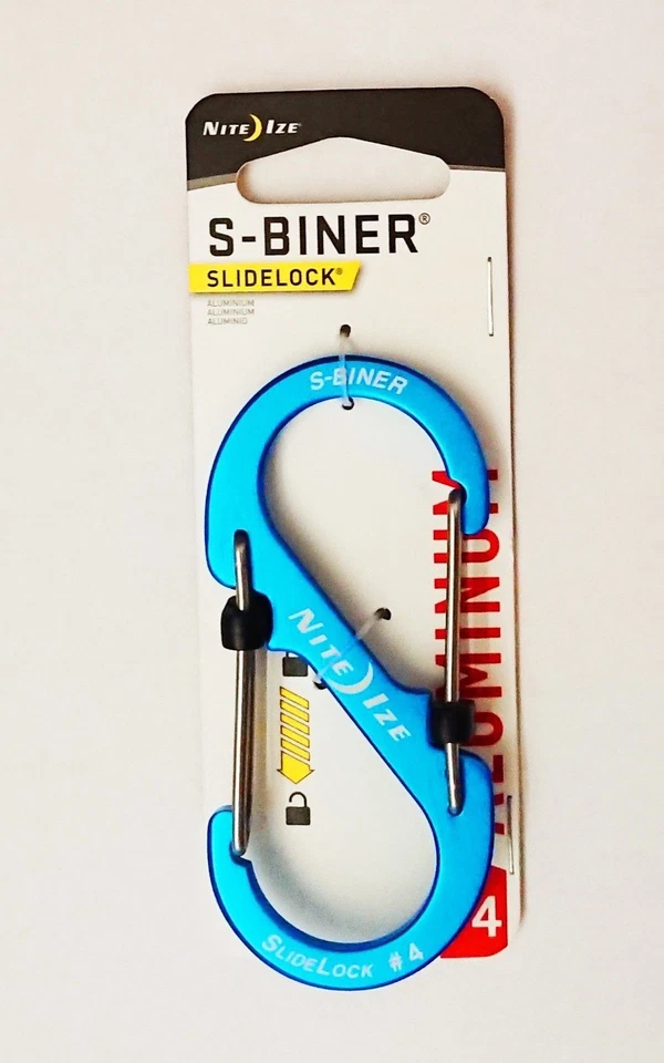 Llavero con clip para llave Nite Ize S-Biner LSBA4-03-R6 Slidelock aluminio Foto 2 de 2