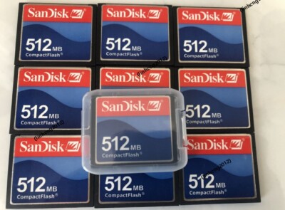 10PCS 512MB Sandisk Compact Flash Card 512MB CF Speicherkarte SDCFB/SDCFJ