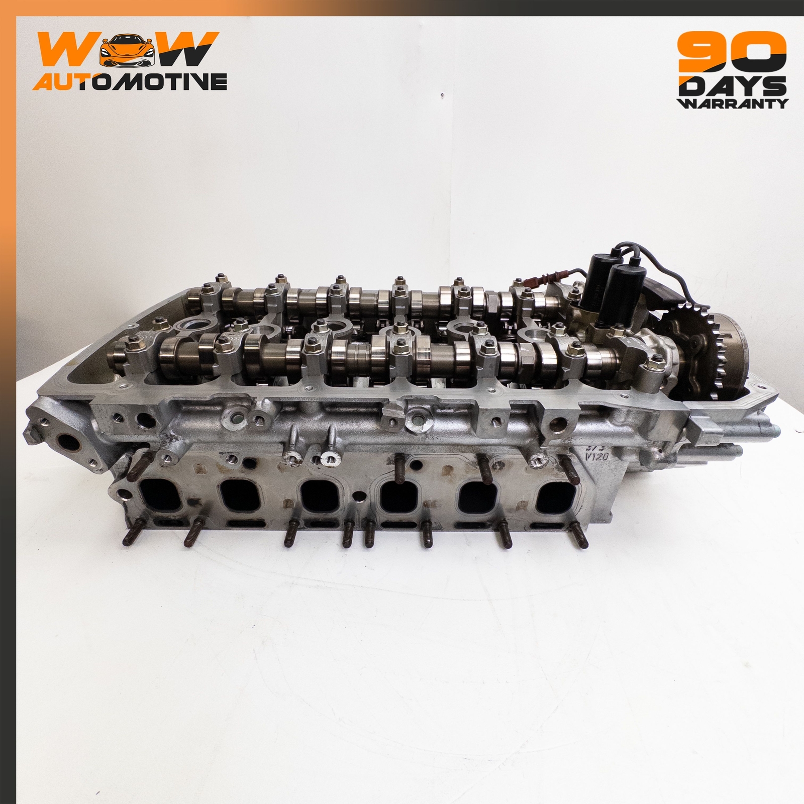 04-13 BENTLEY CONTINENTAL FLYING SPUR 6.0L W12 LEFT ENGINE CYLINDER HEAD OEM