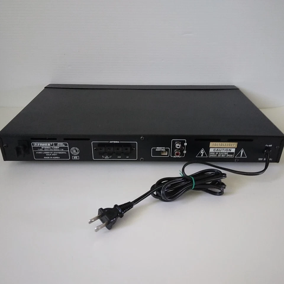 Sintonizador estéreo Fisher Studio Standard FM-9145 AM/FM de estante - 11 vatios - probado funciona Foto 4 de 4