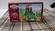 Chevron Cars Freddy 4-Wheeler  Green Mud Splashes 1996 NO BIKES Promo Character.