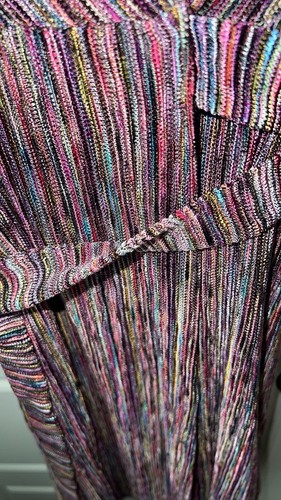 Jessica Simpson Stripped Multicolor Maternity Wrap Dress Size Small - Picture 4 of 4