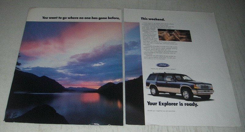 1991 Ford Explorer Ad - You want to go where no one has gone before