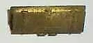 Cal Scale 232 HO Scale Tender Water Hatch (Brass Casting) -- Rectangular