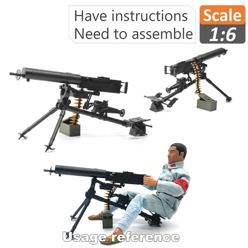 Conjunto de modelo a escala 1:6 pistola de rifle de francotirador 4D negro MP7 para figura de 12" juguete 1/6 ++ - Imagen 5 de 52