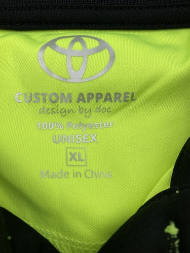 Genuine Toyota Polo Shirt Unisex XL Crew Employee Custom Design by Doc Neon - Picture 8 of 10