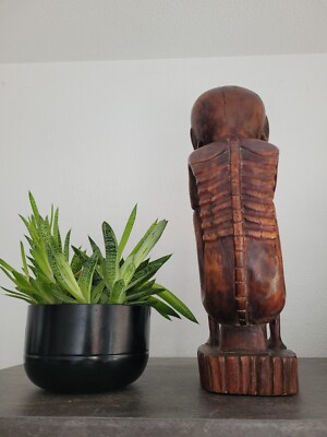 Amaizing Detailed Bulul! Old Wood Figure of a Male Rice