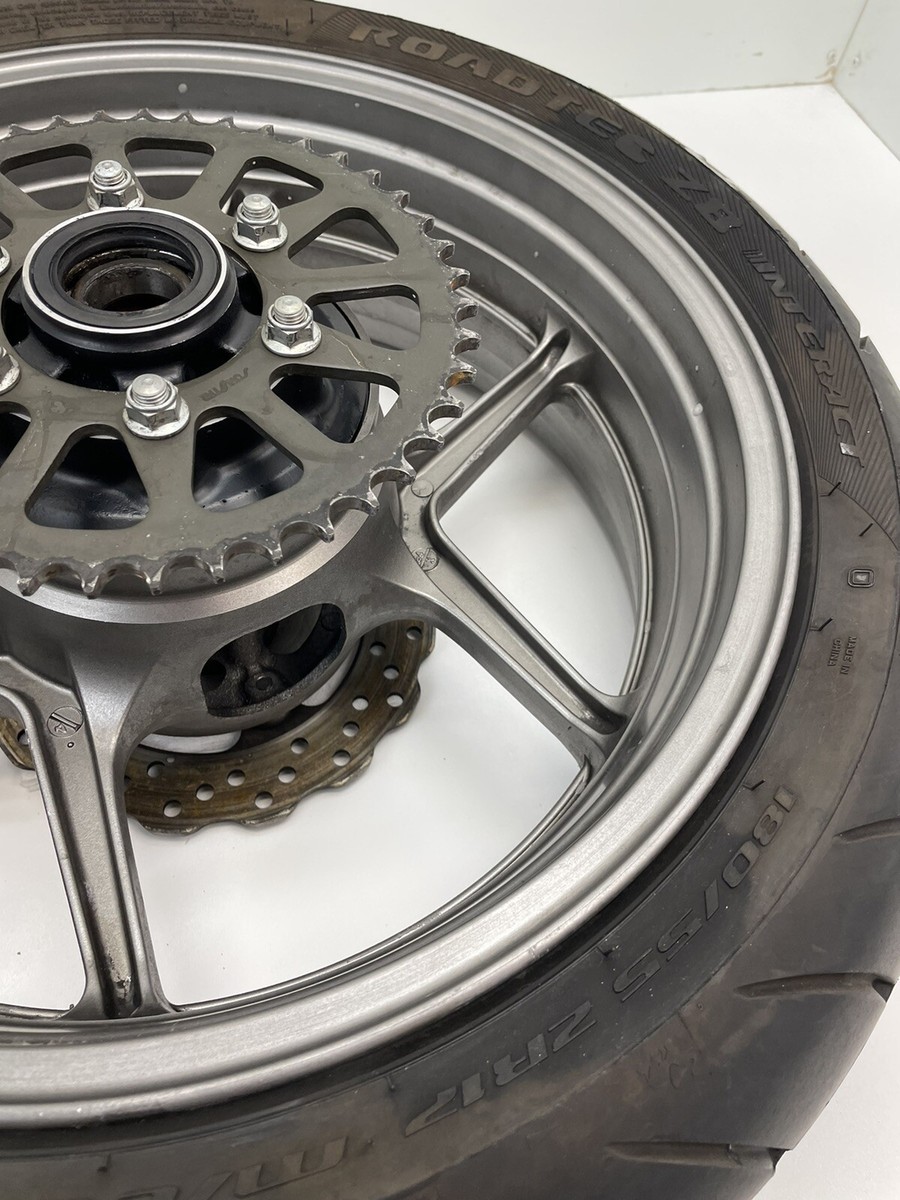 2005 2006 Kawasaki Ninja ZX6 ZX 6 ZX6r OEM Rear Wheel Rim Tire