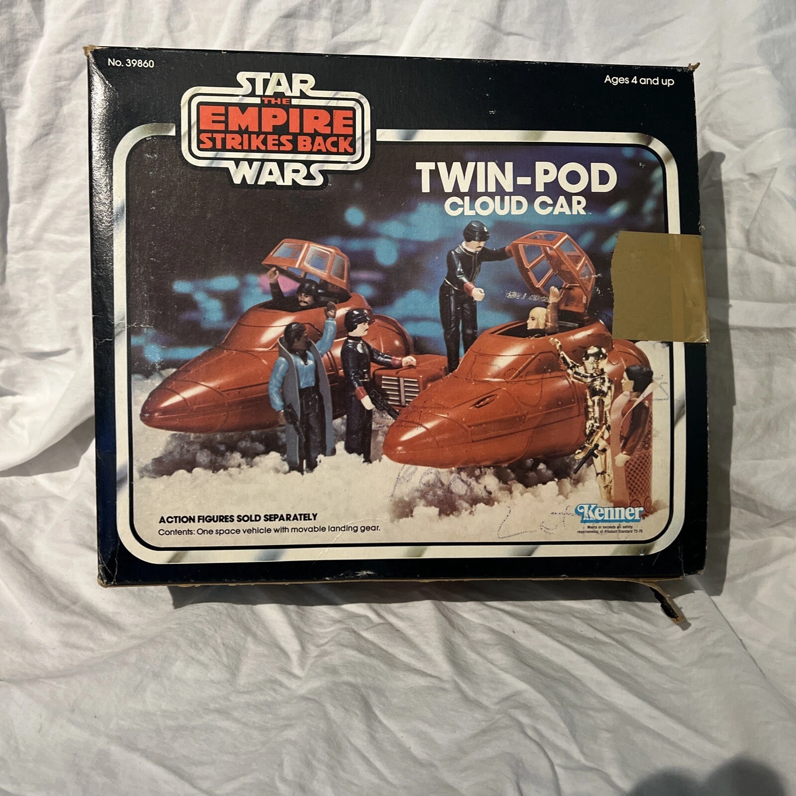  vintage star wars the empire strikes back twin-pod cloud car 