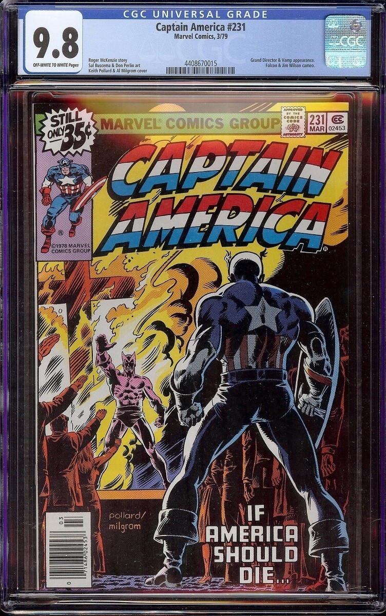 Captain America # 231 CGC 9.8 OW/W (Marvel, 1979) Grand Director