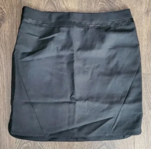 Zadig & Voltaire JASMINA Deluxe Black Mini Skirt 38 10 uk wool blend 28" W - Picture 2 of 6