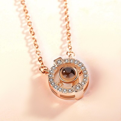 Necklace That Projects I Love You 2025
