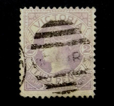 🔹AUSTRALIA - 1885 - "STAMP DUTY" - 2 PENCE MAUVE - QUEEN VICTORIA -USED