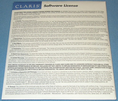 1993 Claris FileMaker Pro 2.0 Apple Macintosh OS System 7 auf 3,5 Zoll & 5,25 Zoll Diskette - Bild 5 von 13