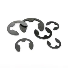 Black carbon Steel METRIC EXTERNAL E CLIP WASHER RETAINING RINGS CIRCLIP #B4