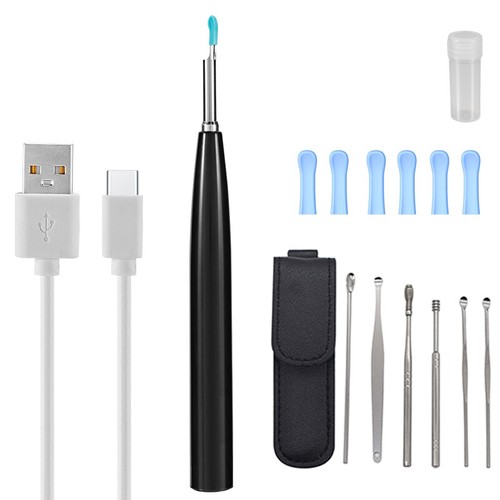 Wireless Ear Wax Remover 1080P HD Camera Ear Endoscope Spoon Pick Cleaning Kits - Picture 10 of 11