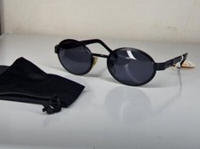 Von Furstenberg Women's Sunglasses VF95 49 76 Black Oval Sunglasses New