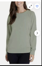 Eddie Bauer Womens Comfort Combo Pullover 1 ONLY Sweater SAGE GREEN , XSmall NWT