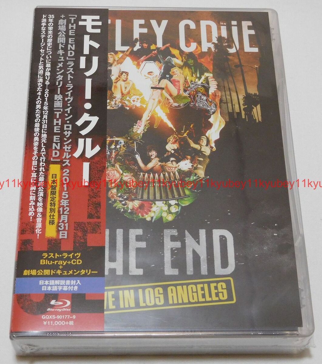 MOTLEY CRUE THE END LAST LIVE IN LOS ANGELES Limited Edition 2 Blu-ray CD  Japan