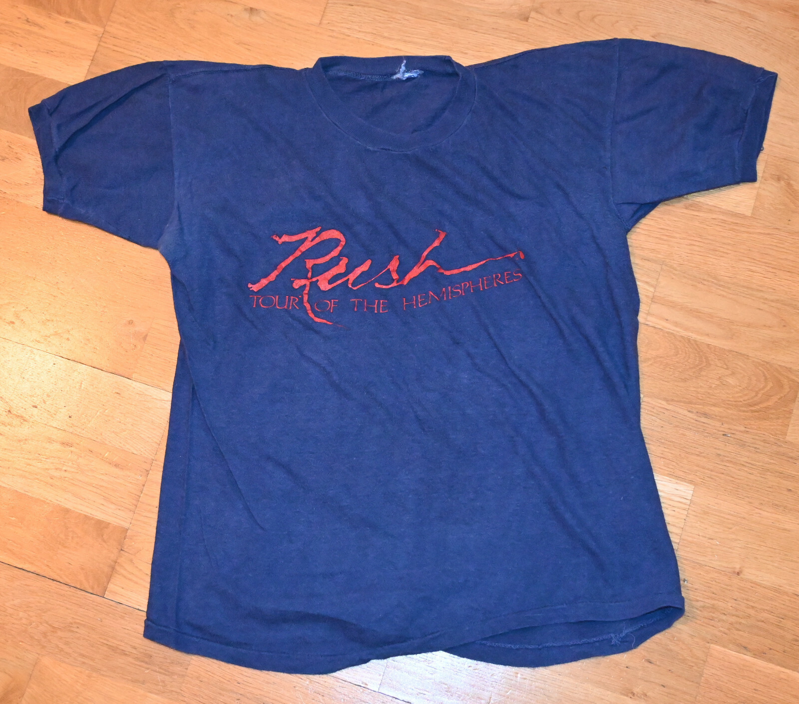 *197879 RUSH* vintage progrock concert tour tee ts… Gem