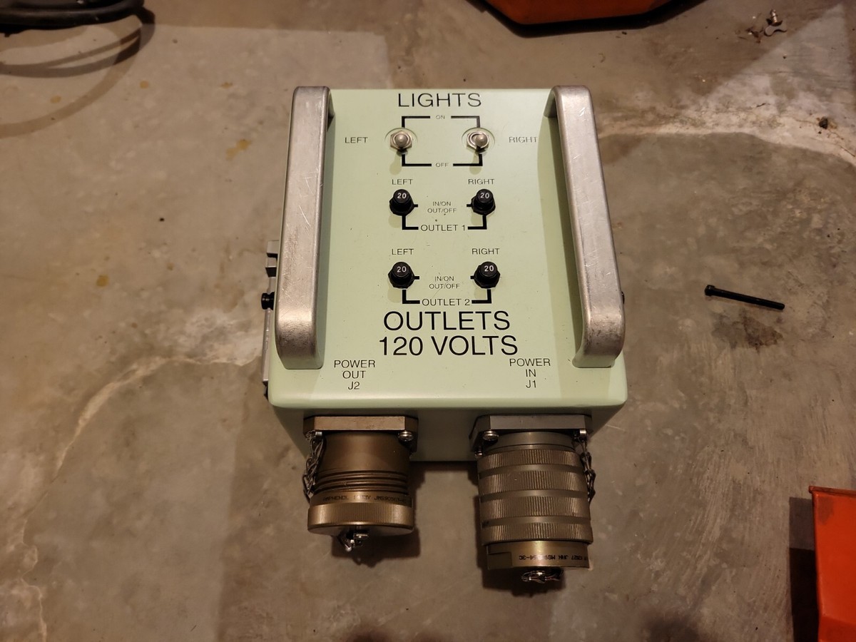Military Surplus Tent Light Power Distribution Box | eBay